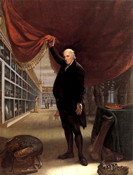 Charles Willson Peale The Artist in his Museum china oil painting image